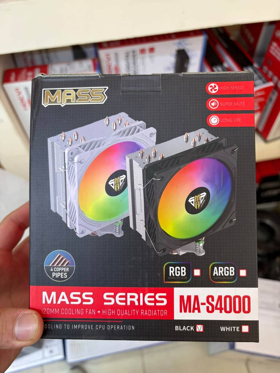 السلام عليكم
تجميعات جديد غير مستخدم 
Ci5 14400f
Rtx 5060 8GB Zotac
Ram 8x2 3200
NVME 512GB
Psu 650w thermaltake 
M.B H610 M-K asus
Fan mass s4000
Case CG77 Fantech
السعر 1,445,000
الكمية المتوفرة عشر قطع جديد غير مستخدم 
رقمي ***********
مكاني بغداد

