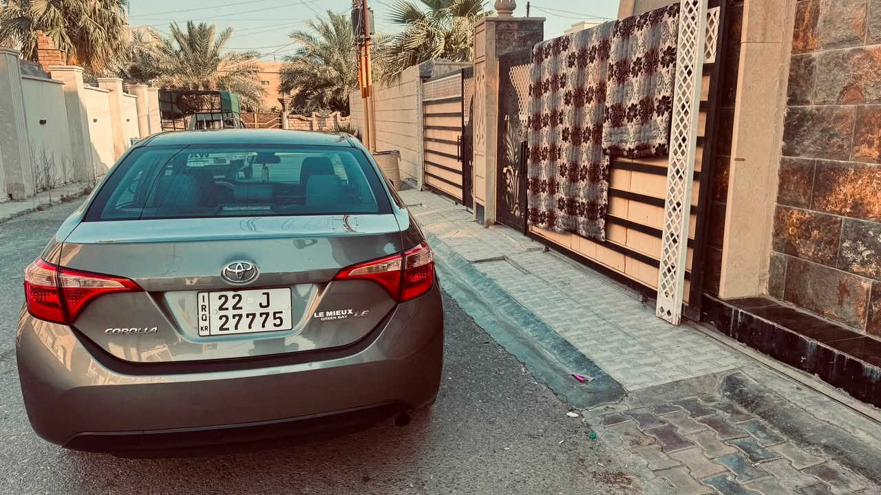 كرله للبيع موديل 2018 ضرر بابين رقم وهزه جديد السعر 125 بيها مجال قليل ***********مكان السيارة الشرقاط
