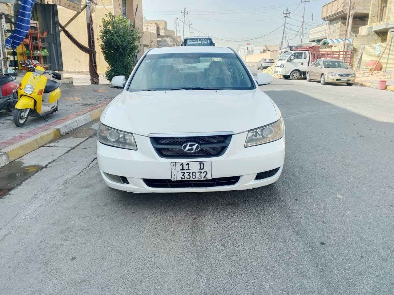 السلام عليكم سوناتا موديل 2006 مكينة 2400 دوش مواصفات فتحه شاشه  تحكم ستيرن  تبريد تدفه تخم تاير حداديه خلفي امامي جديده كهربائية فول شغال بيه مكانت صبغ سياره جاهزه رقم نكليزي بغداد تحويل مباشر سعر 84 العنوان كربلاء ***********
