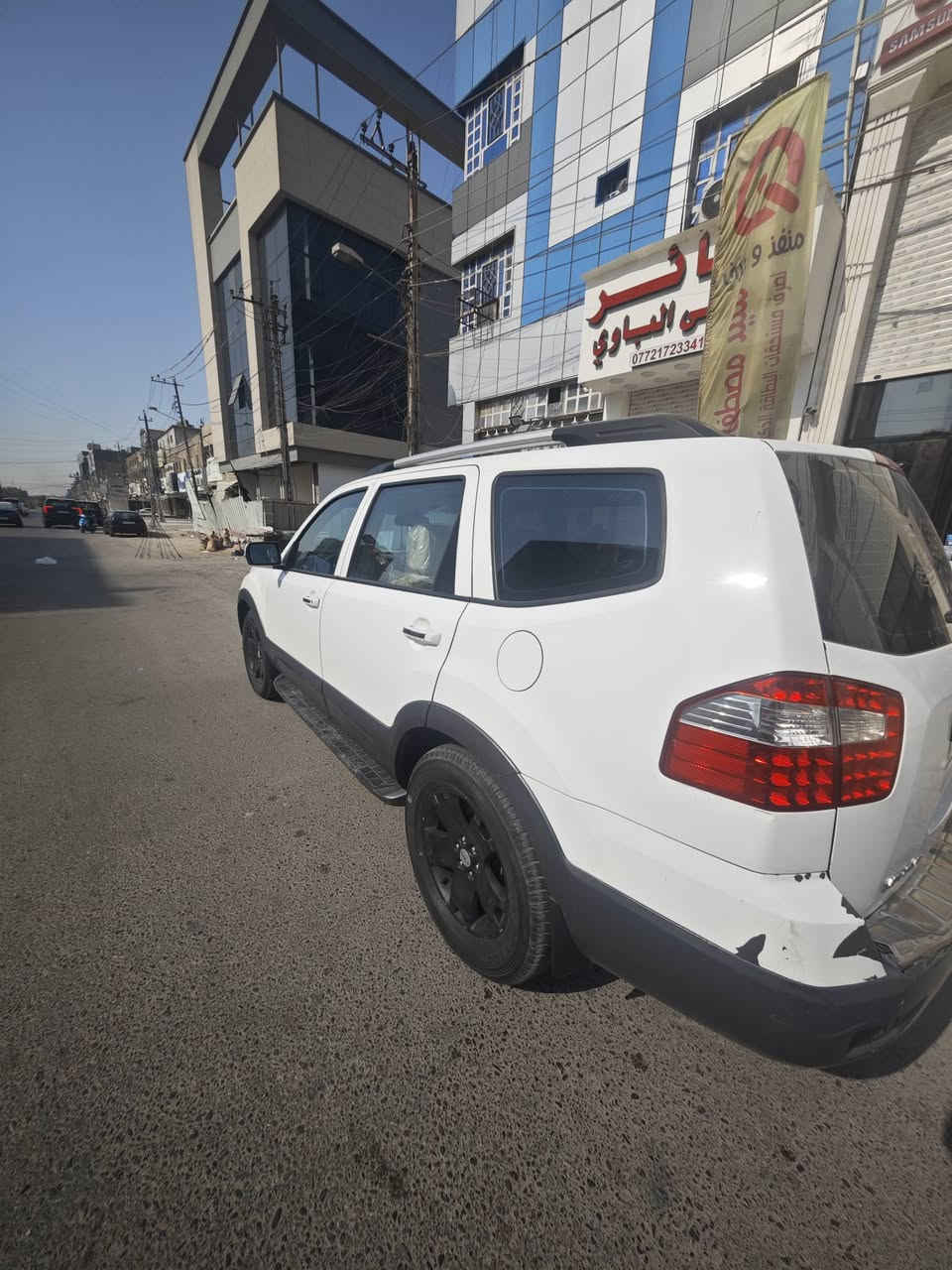 السلام عليكم
موهافي للبيع 
2011 خليجي فول مواصفات 
بصمت ابواب فتحه كراسي كهرباء مري شفط ٧ راكب ٣ قطع تبريد 
تحكم تبريد منفصل شاشه جديده غرفه جديده منضوبه ماي و تريد جديده منضومه بانزين جديده  شغل وطلع  تخم تاير جديد ياباني 
ماشيه ٢٢٠   بيه  ٣ قطع اثر ضربه جدا  خفيفه بارد  وتكحلت 
رايده 114 بيه مجال متواجد بغداد والموصل 
رقمي ***********
واتساب
