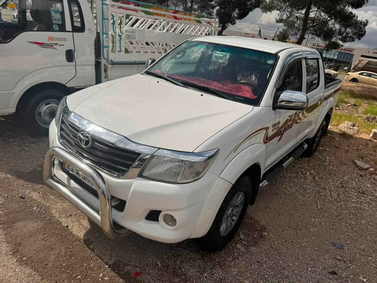 سلام علیکم  تویوتا هیلوکس  4x4  مودیل ٢٠١٣ مکفول کفالە عامە سنوی جدید بسمی
١٦٠ماشی کل مکفول سیارە مکان سلیمانیە
***********
***********
