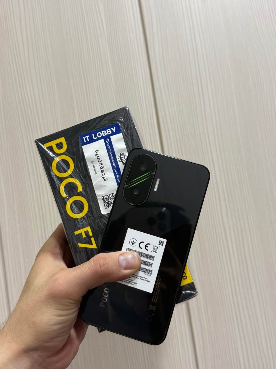 POCO F7 ✈️

تەیارەکەی کۆمپانیای پۆکۆ ئاڵتونی بازاڕ بە زەمانی شەریکەوە 
  
زەمانی شەریکەی IT LOBBY تیا ماوە 
 256/ گێگابایت 
12/ڕام
%99 خاوێن بێ شوخت وردە شوخت 
کامل ئەشیا 
پاتری 6500
Snapdragon 8s gen 4🫨
Charge 90W
2sim 
120 FPS 🏎️

سعری 480.0000 یەک تۆز مەجالی برایانەشی تیایە 

***********
واتساپ 📞📞📞📞
موشتەری چات یان تێل بکە لە خزمەتتام ♥️ السليمانية, العراق
