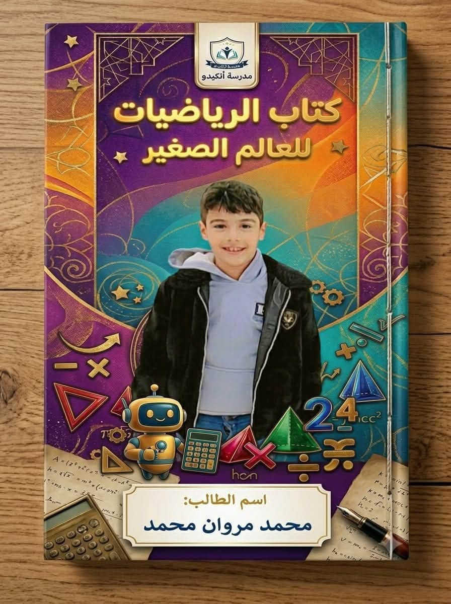 السلام عليكم   الي يحب يكون ابنه او بنته مميزه  يطبع صوره   على الكتب مع بدا العام الدراسي  جديد يتواصل ع الرقم   واتساب   ***********
