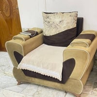 كنب • طقم ٥ قطع • بيه مجال قليل