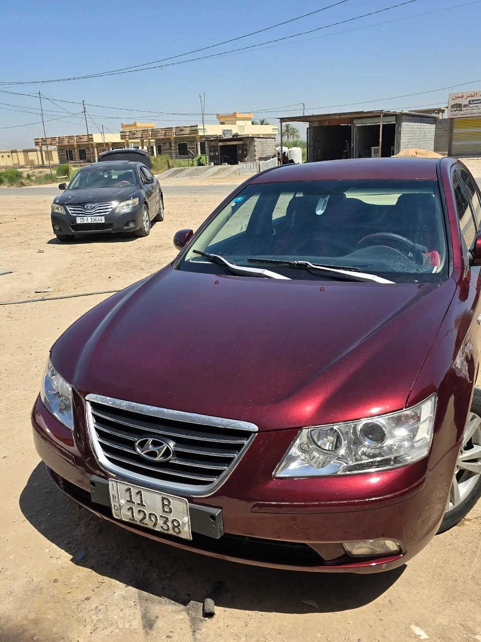 سوناتا ٢٠٠٩ خليجي رقم بغداد انكليزي محرك ٢٤٠٠ دوش بيه ٣ قطع صبغ جماليه بدون دواخل السعر ٩٧ مكان السياره بغداد اليوسفيه  رقم الهاتف ***********
