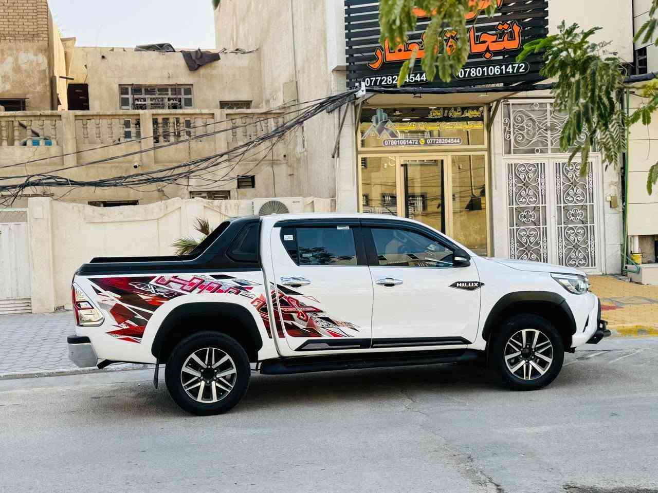 بيكم هايلوكس فورويل مديل 2018 سعر 178 وبيه مجال كير وتماتيك للاستفسار الاتصال ***********  مكفوله من ضربه وتبديل بيه صبغ جاملغ وبنيد بدون دواخل ولباقي كفاله عامه مواصفات فول بصمه تشغيل بصمه بواب زراق لايت فورويل كير وتماتيك تحكم ستيرن مثبت سرعه نضام يكو مانع نزلاق شاشه كامره دواره مري شفط حساسات خلفيه مكينه كاز مكينه وكير مكفولات حداديه جديدهه تخم تاير جديد تبريد❄️ثلج سياره جديده وجاهزه رقم اربيل تريد تحويل او وكاله مكان سياره كربلاء كربلاء, العراق
