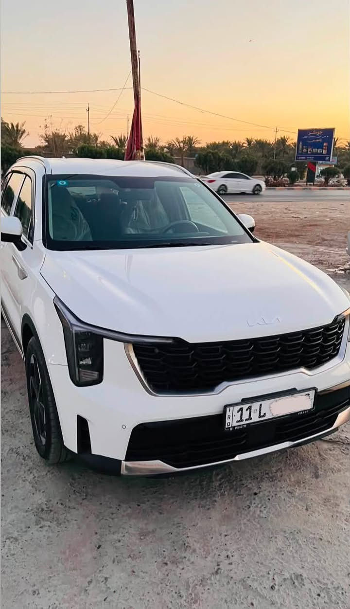 السلام عليكم 
سورنتو 2024 خليجي 
مكفولة من الصبغ والتبديل 

محرك 6V // 3500
ماشية 35400 km
رقم بغداد الجديد 
سيارة فول مواصفات عدا الفتحة 
بصمه عدد 2
( تشغيل عن بعد )
ويل حجم 19 
حساسات امامي خلفي 
كروز مثبت سرعه
نفكيشن ونظام الخرائط 
ترحيب ذكي 
اناره محيطه
Led امامي خلفي 
صندوق كهربائي
شاشه حجم كبير كار بلي متصل 
كير ماوس 
اناره داخلية كل الالوان 
شفتات ستيرن
منافذ USB
هندبريك كهربائي 
مقاعد الامامية كهربائي
تبريد ثلاث قطع 
سبعه راكب 
تحكمات ستيرن 
شاحن وايرلس 
4 اوضاع قياده 
نظام نزول منحدرات 
اوتو هولد
بردات خلفيه بلادي 
درايف مود 
وباقي المواصفات معروفه 
السياره خير من الله نظيفه وجديده 
 

للتواصل والاستفسار ***********
مكاني بابل - الحله
السعر بالخاص .
