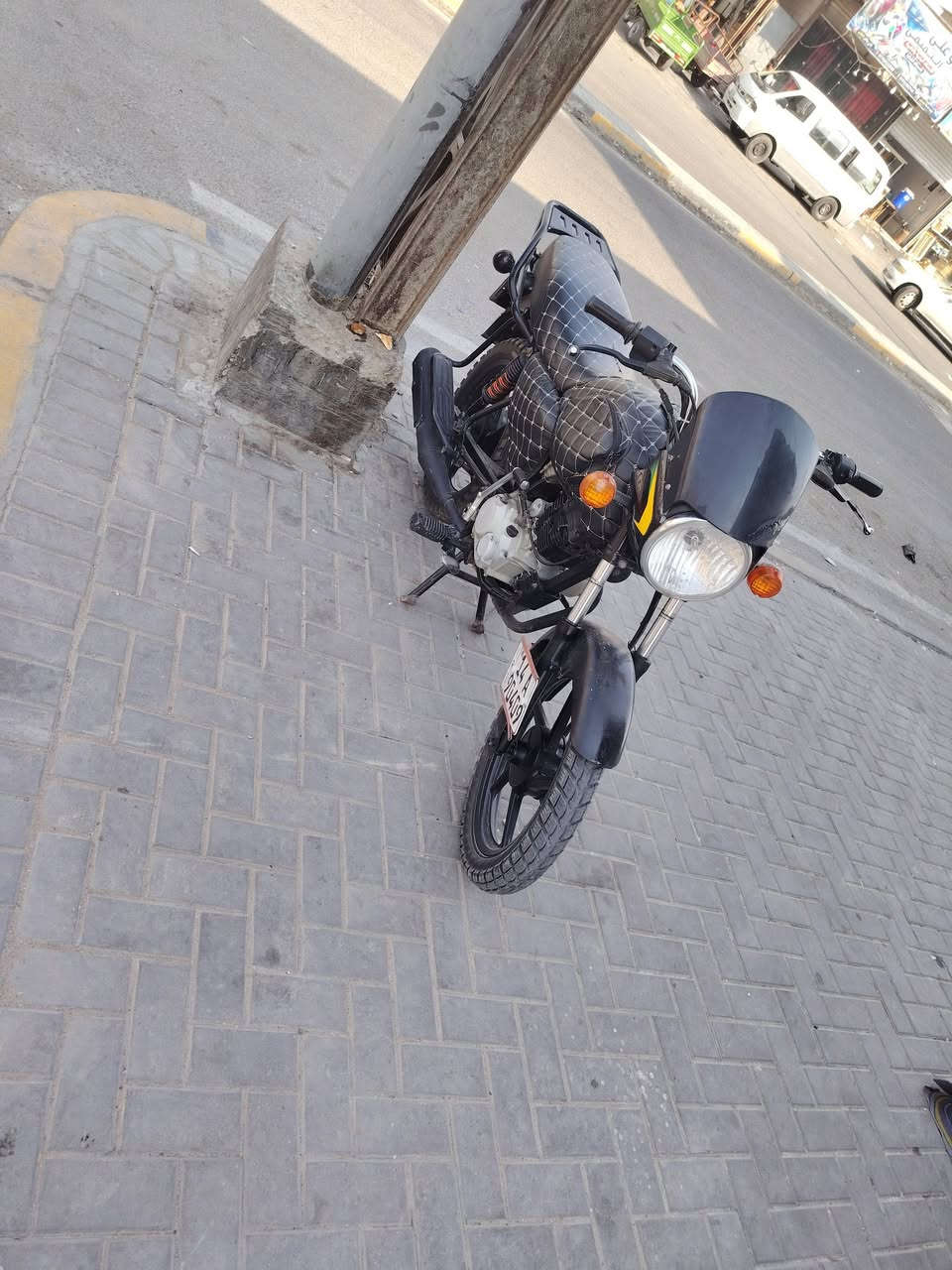 السلام عليكم دراجه بوكسر موديل 23 مليونين وبيها مجال شيء قليل بصره او الخصيب رقم سمي  ***********
