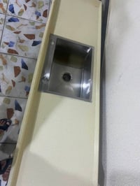 سنك مرمر • ٢م • حوض ستيل
