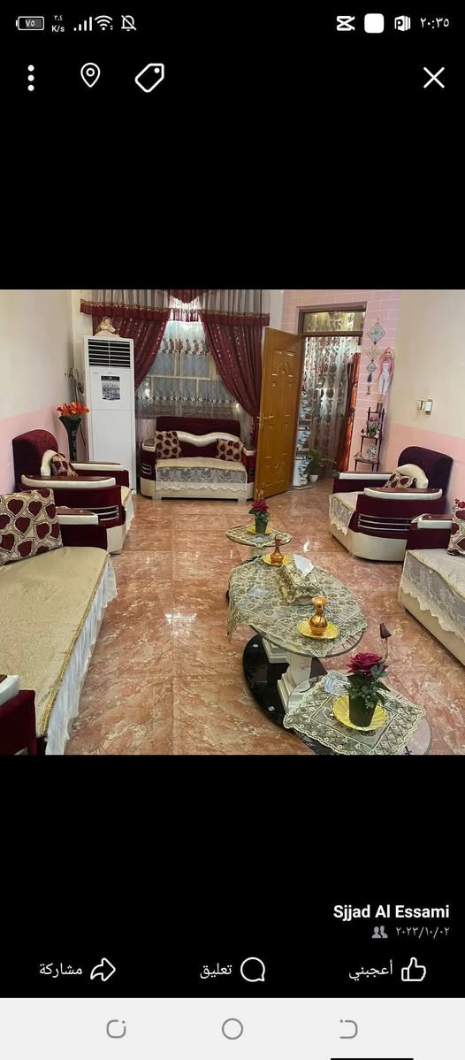 بيت للبيع مساحته 200 متر طابق واحد بي مطبخ حار وبارد وغرفتين وصاله وبراني 4 حمامات الاستفسار ع رقم *********** 👉🤙👍☺️

