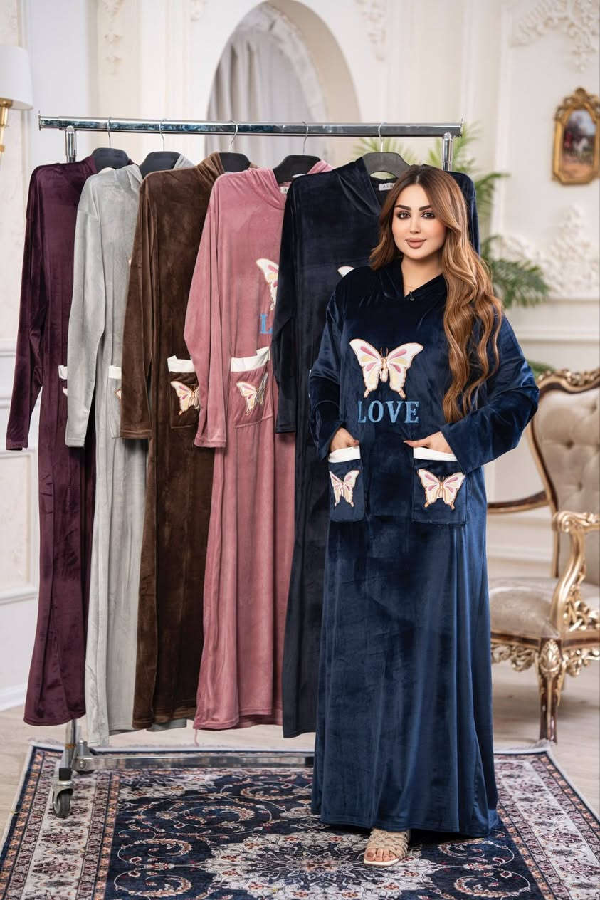 دشداشة نسائي • مخمل سوفت • مقاسات L-3XL