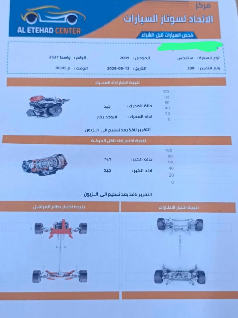 ستاركس ٢٠٠٩ • كفاله عامه • رقم واسط
