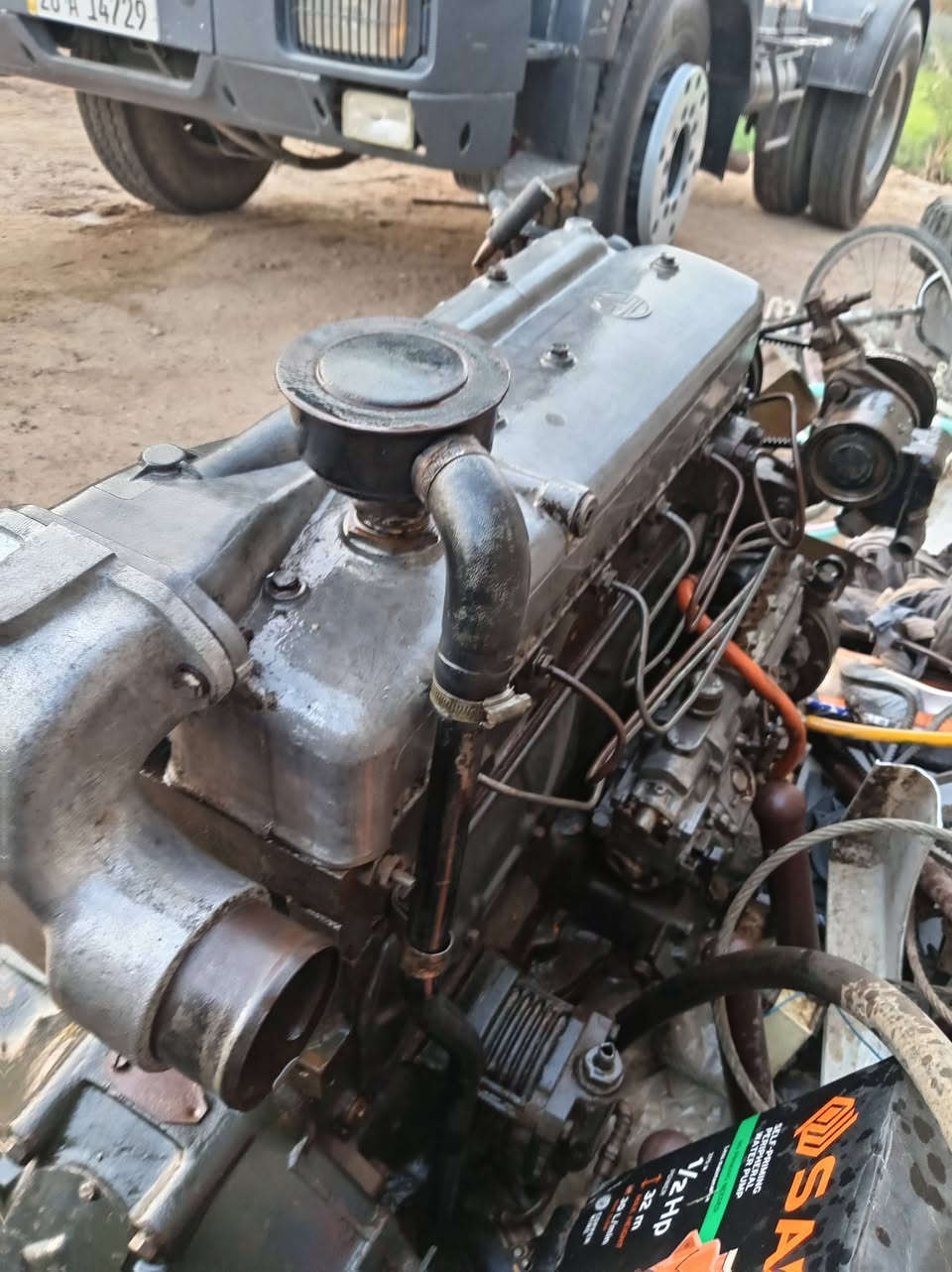 السلام عليكم مكينة تاته للبيع للاستفسار ***********مكلف بل نشر

نص مكتوب في الصور:
- 1 1/2 Hp POWER 32 m MAX. HEIGHT 30 L/min MAX. FLOW SARA TM55A