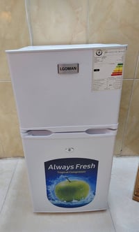 للبيع ثلاجة LGOMAN موديل BCD-98 🧊  ثلاجة + فريزر، حجم 100 لتر 🔹 حجم ال...