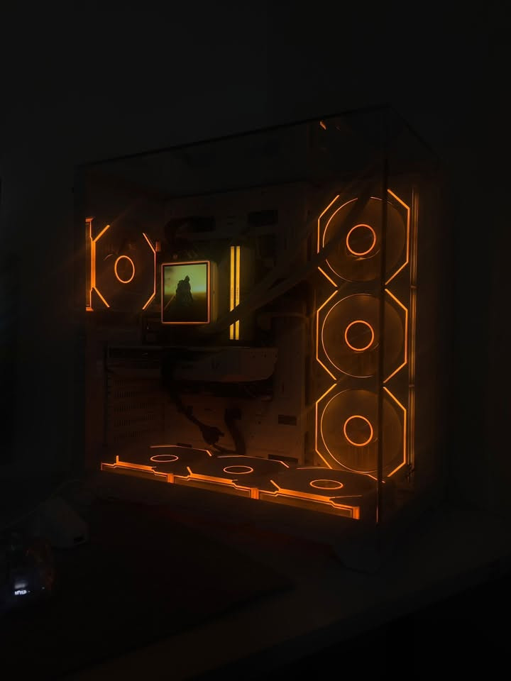 intel core 15 14400F tray Raptor Lake. كيس
ASUS H610M-K PRIME D4 ARGB 1700 LGA

ASGARD 16GB (8X2) 3600MT WHITE RGB DDR4

ZOTAC GAMING GEFORCE RTX 5060 TWIN EDGE OC WHITE ED 8GB

Jungle Leopard ProFlow 360 SE White

Lexar 512GB SSD M.2 NVMe 3000 MB/s

GALAX GL650S OMEGA 650W Power Supply Unit, Non-modular 80+

Bronze

ZEUS Z9 PRO GLASS PC CASE 4 FAN ARGB (WHITE)

Windows 10 Pro Sticker

شاشة 

MSI 25in

200hz

0.5

IPs // 

الاكسسوارات

كيبورد stranger بلو سويتج 

ماوس اتارك شارك x2pro

سماعه رد دراجون 

السعر (((((( مليون و950 وبيها مجال لشراي ))))))
بغداد ***********
فقط واتساب ( رسائل)
