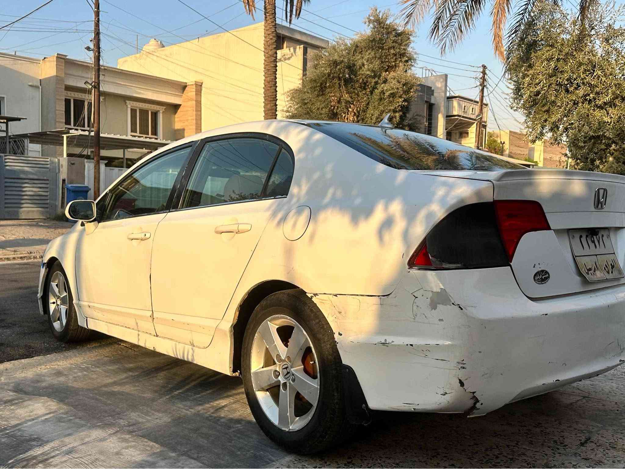 السلام عليكم للبيع سياره هوندا سفيك 2008 سياره بلاديه بدون صبغ فقط جاملغ خلفي تبريد محرك كير كله جاهز تخم تاير سياره رقم اربيل باسمي وكاله عامه تريد تحويل تريد وكاله نقصها بس دعاميات ثنين وصدره 60 ‎%‎ غيره السياره جاهزه وناعمه كلش وتبريدها ثلج سعرها 65 وبيها مجال بسيط مكان السياره بغداد حي الخضراء واي استفسار الاتصال على هذا الرقم وبي وات ساب الماسنجر مغلق *********** بغداد, العراق
