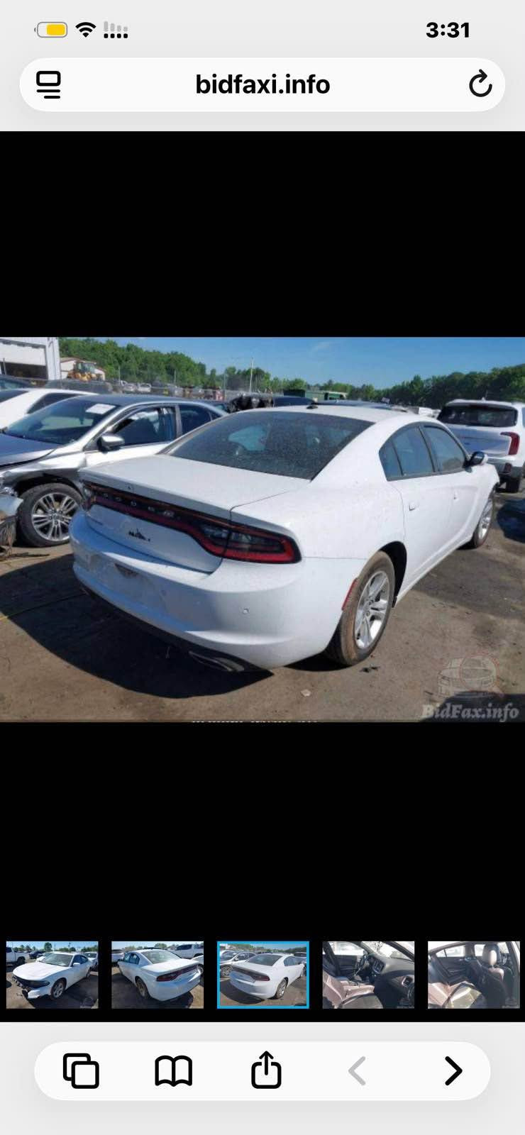 Dodge Charger 2022 sxt plas 1/1
دوج جـارجر 2022 sxt plas 1/1
سلايت ، بصمه
تشغيل عن بعد ، بصمه ابواب
كشنات جلد ، كشنات خزن
كشنات حار بارد ، كشنات خلفي هيتر
كشنات حضن ، هيتر ستيرن
نقطه عميه ، مرايات هيتر
كشافات ضباب ، كشافات اماميه
لايتات زنون ، بكلاياتات متصل لد
مثبت سرعه ، حساسات خلفيه
السياره بعد بيها مواصفات الخ..
حادث السياره : جاملغ امامي صبغ وحافه البوند 
ماشيه 38000mi
الاستفسار تصال ع رقم
*********** أربيل, العراق

نص مكتوب في الصور:
- 3:31 bidfaxi.info
- 3:31 bidfaxi.info BidFax.info
- 3:31 bidfax.info BidFax.info