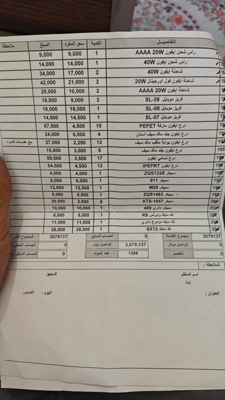 بضاعة جديدة • ضمان العلا • خصم للكمية