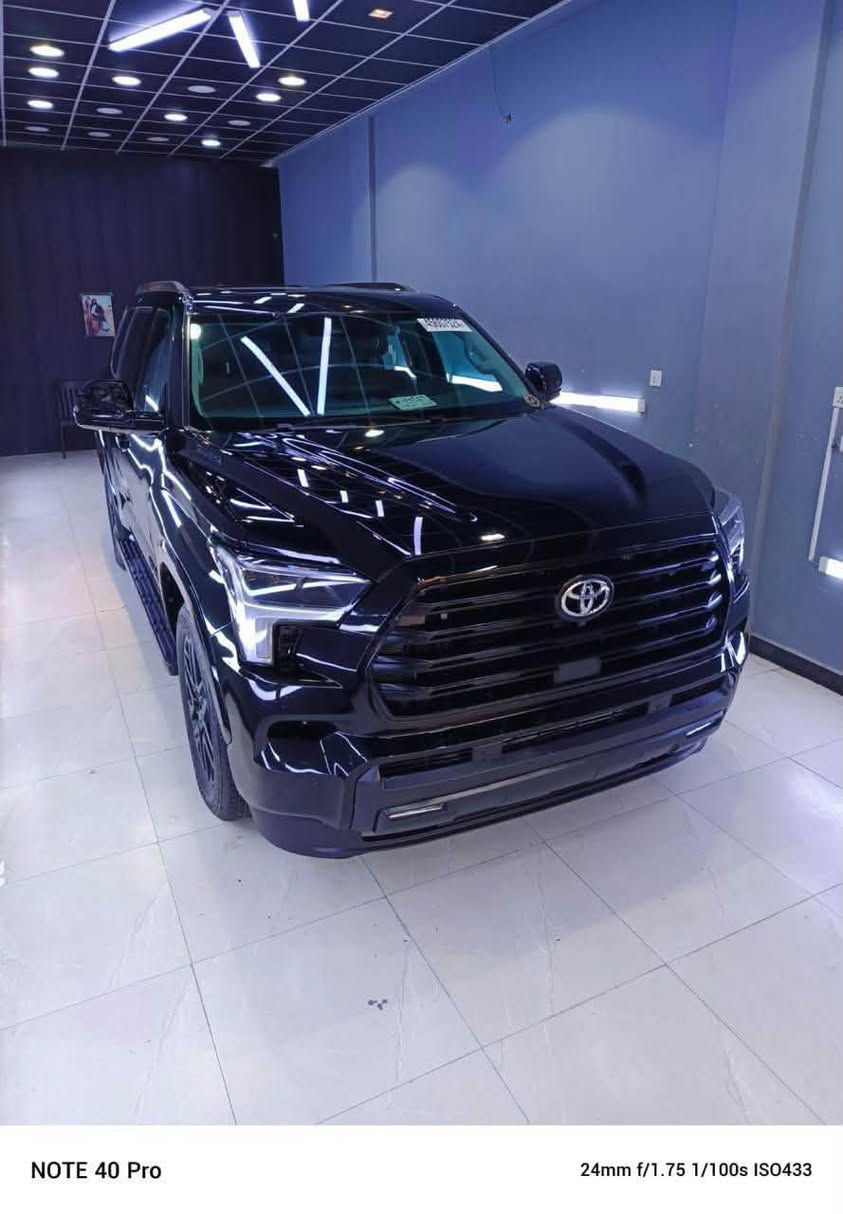 السلام عليكم
للبيع:
تويوتا سيكويا TRD Sport 2024 
اعلئ فئه فول مواصفات
رقم بغداد بأسمي تحويل مباشر  
محرك 3.4 V6 توين تيربو هايبرد
كير 10 نمر دفع خلفي
السياره وارد امريكي حادث فقط دعاميه ومرجعيها نفسها بدون صبغ كلين تايتل
ماشيه 53 كيلو 
السعر 52500$ وبيها مجال
العنوان:الانبار البغدادي
للاستفسار *********** متوفر واتساب
