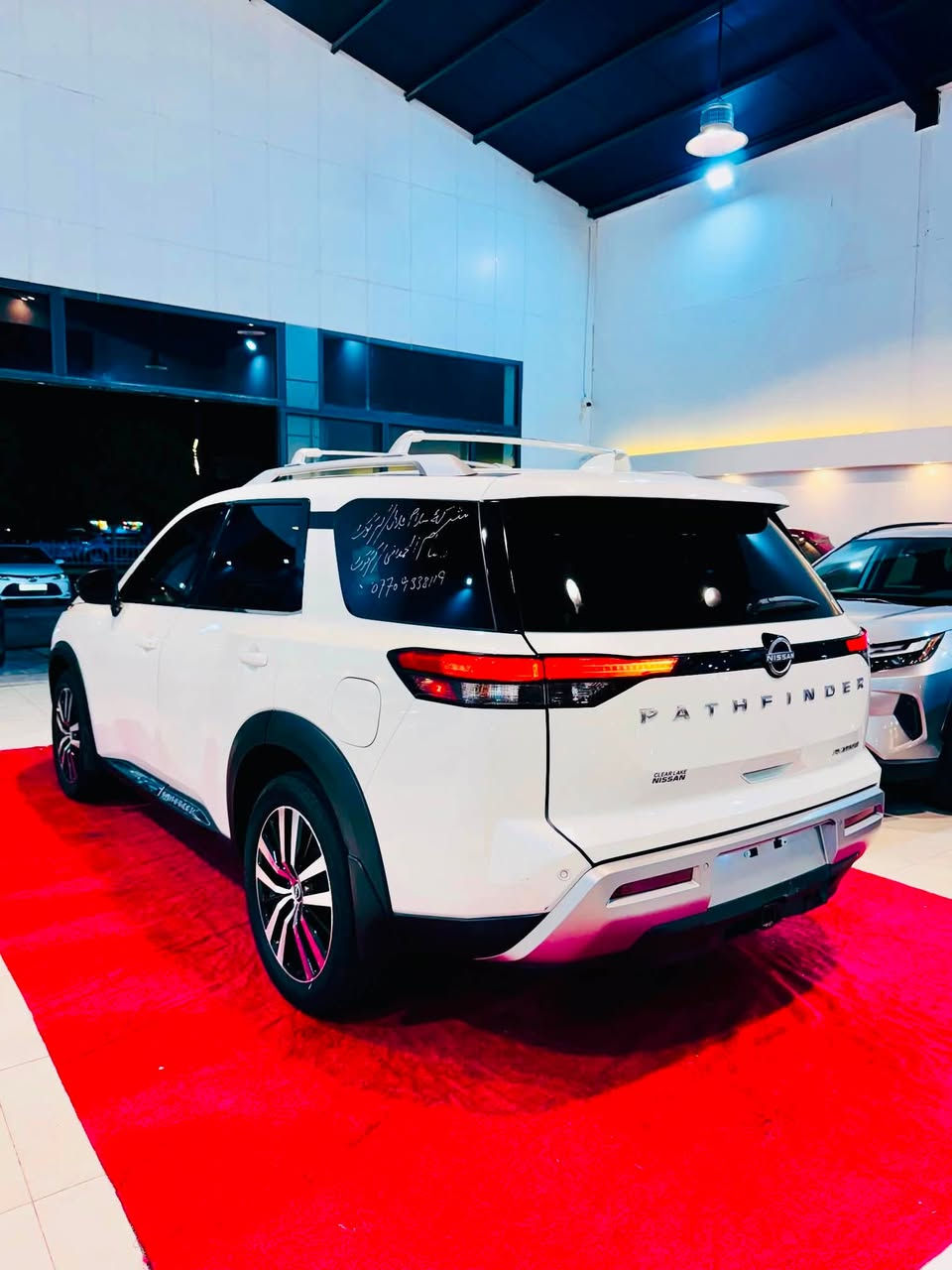 لطلب السعر علق بالرقم 775 سيتم الرد مباشر على الخاص ✅

2024
 NISSAN PATHFINDER PLATINUM.
من اعلى المواصفات 

اللون: ابيض

الموديل : 2024

نوع المحرك : 6 سلندر (3.5L)

عداد المسافه:27. الف   مايل

الضرر: كما موضح بالصورة صور الحادث + رقم الشاصي مرفقه في المنشور

بدون رقم وبشرط الترقيم ( اربيل - دهوك - سليمانية )

المواصفات: PLATINUM. 

فتحة بانوراما
داخل مشمشي
داتا شو
كيج الكتروني
خمس كاميرات (360)
بصمه تشغيل
بصمة اربع ابواب
تشغيل عن بعد 
كشنات امامي تبريد
كشنات تدفئة 
ستيرن تدفئة 
كشنات كهرباء
رادار امامي
رادارات جانبيه
رادار خلفي
حساس خلفي
شاشه كبيرة
مانع انزلاق
كروز سرعه
هاند بريك بصمه
اوتو هولد
نظام ايكو نورمال سبورت
صندوق كهرباء
7 راكب
وبقية مواصفات PLATINUM المعروفة 

العنوان :
كركوك شارع المعارض 
‏‎
معرض هشام الحمداني لتجارة السيارات ‏‎

‏‎للاتصال والاستفسار :
***********

***********

***********
