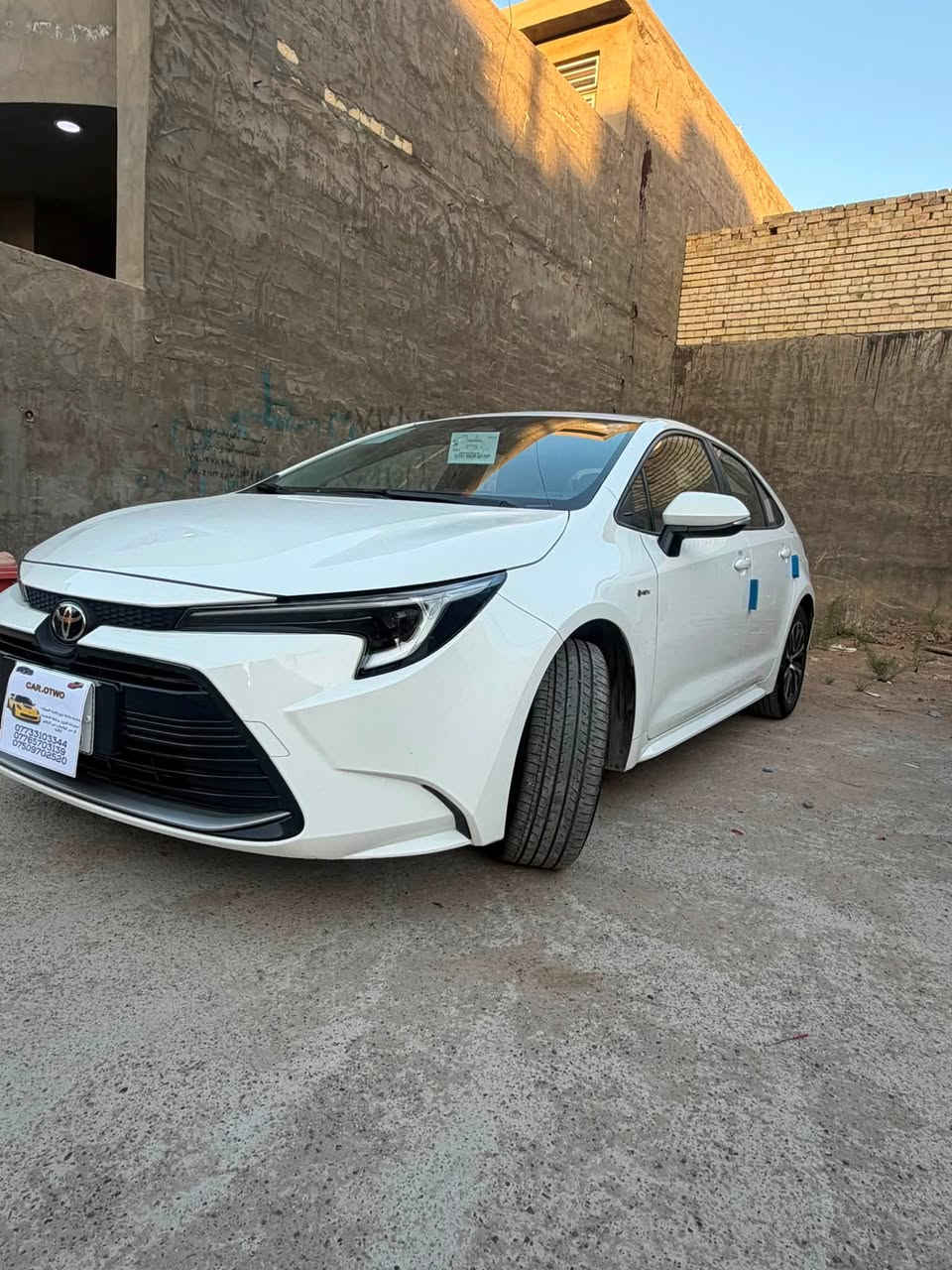 اذا تريد تعرض سيارتك كل الي عليك دز صور السيارة ومواصفات والباقي علينه 
العرض رقم (4)
✅TOYOTA COROLLA HYBRID 2025

المواصفات

وارد صيني الشكل الأمريكي  

✅ محرك 1.8 

✅ هايبرد اقتصادي

✅ مثبت سرعة

✅ رادار أمامي

✅ نظام مانع التصادم (Auto Brake)

✅ لايت عدسات LED

✅ مساعد ذكي للإضاءة العالية

✅ كشافات ضباب

✅ كاميرا 

✅ نظام المحافظة على المسار (Lane Assist)

✅ قيادة ذاتية (Toyota Safety Sense)

✅ أوضاع القيادة:

ECO

NORMAL

SPORT

✅ شاشة تدعم Apple CarPlay & Android Auto

✅ تبريد منفصل

حالة السيارة

✅ كفالة عامة بشرط الفحص

✅ كفالة على المحرك، الكير، والبطارية

✅ الممشى :16الف

📍 الموقع: الدورة
السعر ارسال رقم 1 او تكتب تم بالتعليقات  يوصلك السعر تلقائيا 

✅للاستفسار عبر الواتساب أو ارسال رسالة  إلى الصفحة 
***********☎️
***********☎️
