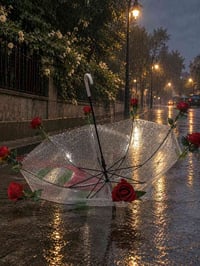 مضلة يدويه • شفافة • ترند تصوير