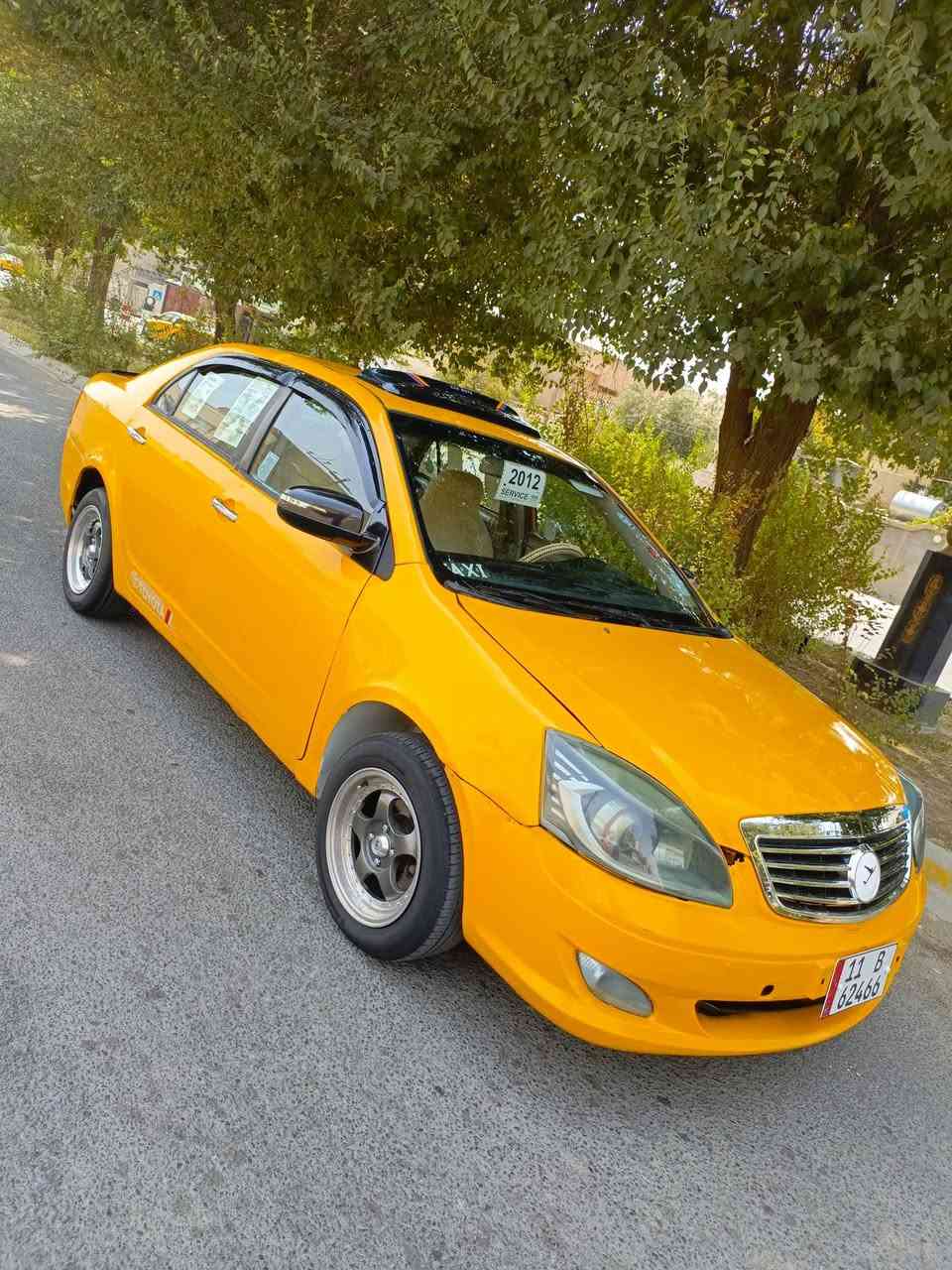 ***********
***********
للبيع جيلي تكسي موديل 2012رقم بغداد انكليزي سنويه مشروع وطني لحد 2029شرط التحويل والغرامات  والنقابة صفر شرط كير ومحرك كير عادي السياره جاهزه مال شغل ورخيصة صدر جديد تايرات جديد ويل كروم رياضي مسجل شاشه جام كهرب بيع سريع ومستعجل السعر 27ومجال قليل ولو موسعرهة عنوان السياره في كركوك اتصال مكلف بلنشر
