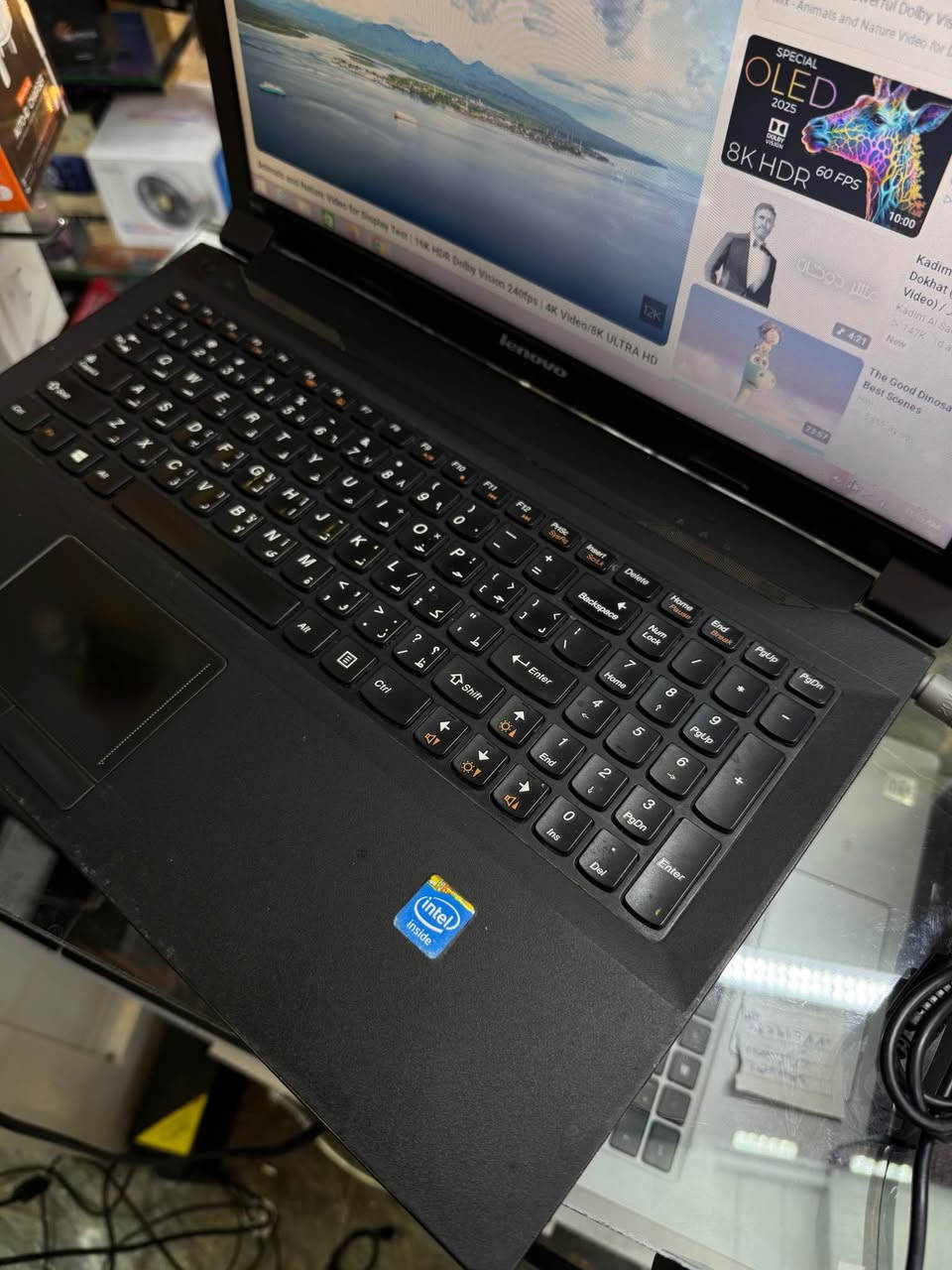 لابتوب لينوفو 

معالج سليرون جيل خامس 
Ram 4 كيكا قابل للتطوير 
ذاكرة تخزين كبيرة بحجم ٣٢٠ كيكا قابل للتطوير 
شاشة كبيرة بحجم 15.6 
DVD مشغل أقراص 
مع الشاحنه الاصلية 

٧٥ الف فقط 
*********** موصل, نينوى

