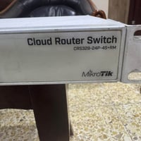 Mikrotik CRS328 عاطل يتوفر سويتج مايكروتك نوع CRS328-24-4S+RM عاطل للب...