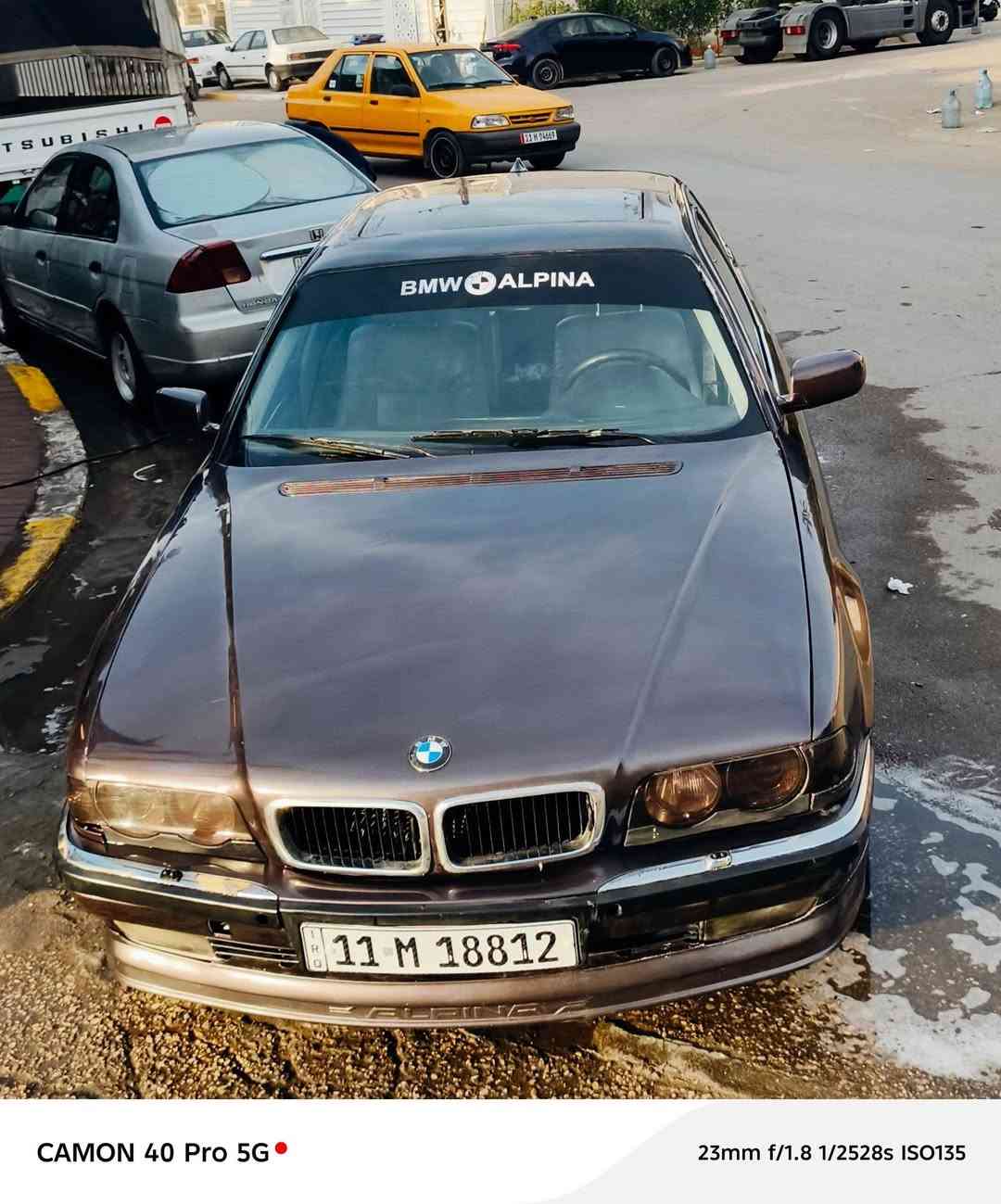بي إم خفاش 730/ فول موصفات موديل ١٩٩٥ محدث ٢٠٠٠/ فتحه تبريد شغال قطعتين  داخل جلد  كير تمساح / كير إس / برده خلفيه صندوك شفط  / صدر جديد  دبلات جداد مكينه بيه خيط تبخير شي بسيط/ سياره شغاله وتبريد فول  بيه نواقص بسيطه سعر ٤٥ وبيه مجال  مكاني بغداد  ‏‪***********‬‏
