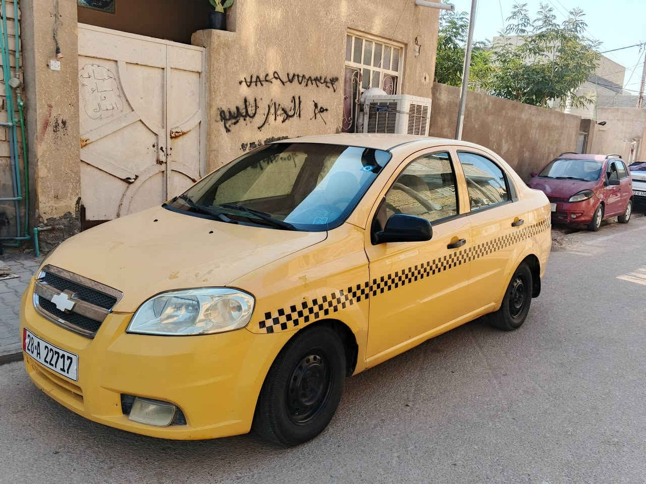السلام عليكم
افيو موديل 2010 تكسي رقم نجف دولي جاهز حدادية نظيفة جداً كير ومحرك بحالة ممتازة السيارة مكفولة بيها فقط باب واحد صبغ - العنوان النجف ، كوفة السعر 48  للتواصل ***********
