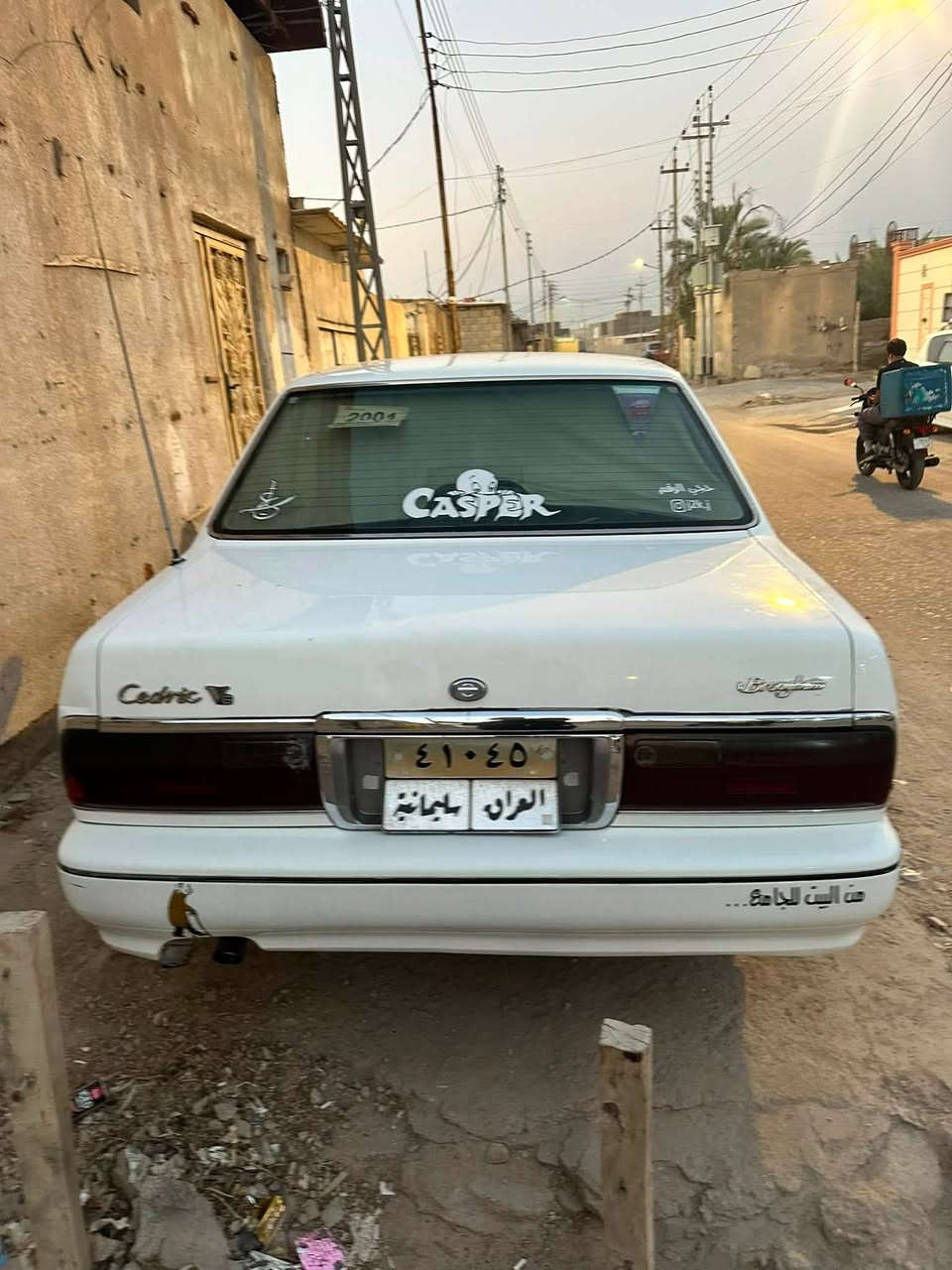 سلام عليكم نيسان سدرك مديل ٢٠٠١ رقم سليمانيه شرط تحويه سياره جاهزه مكينه وكير بشرطه تبريد  تدفئه كل شغال سعر ٥٨ ورقه مكاني ابو الخصيب رقمي ***********
