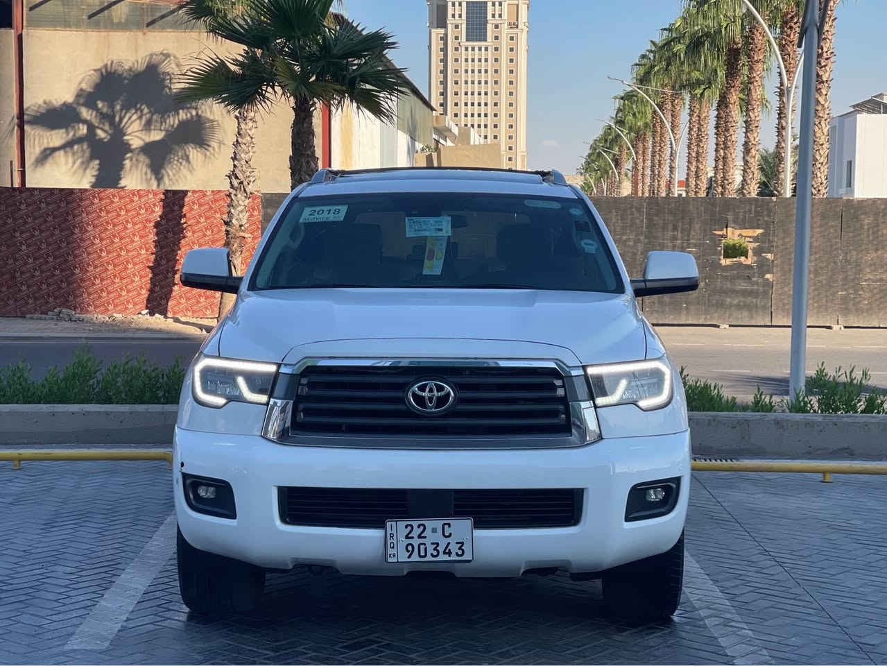 تحفة ماشاءالله 🧿🧿

سعر بلاش مناسبة شرط ماكو ٢١٩ ورقة قفل قفل 🔏🔥

تويوتا سيكويا ٢٠١٨ امريكي مواصفات sr5 معروفه 🦅🦅

ماشية ٦٨ الف….. سيارة بسمي تحويل وكالة حاضر 
محرك ٨ سلندر ٥٧٠٠ ممفتوح برغي 👍

ملاحظة// حادث خفيف كلش ثلاث قطعة و نص صبغ بدون ارباك بجم كبس صونر موجود ❌❌

مواصفات// 
فتحه. رادار. ٧ راكب. تبريد مركزي. حساس. تحديد سرعة. دبل گير. برده. توويل. جام خلفي كهربائي. كاميرا.. 

محرك كير مكفول 
صدر حداديه تبريد جاهزه ترايها بصره 🤲🏻🤲🏻

مكان سيارة اربيل// *********** واتس أب ☎️☎️ أربيل, العراق
