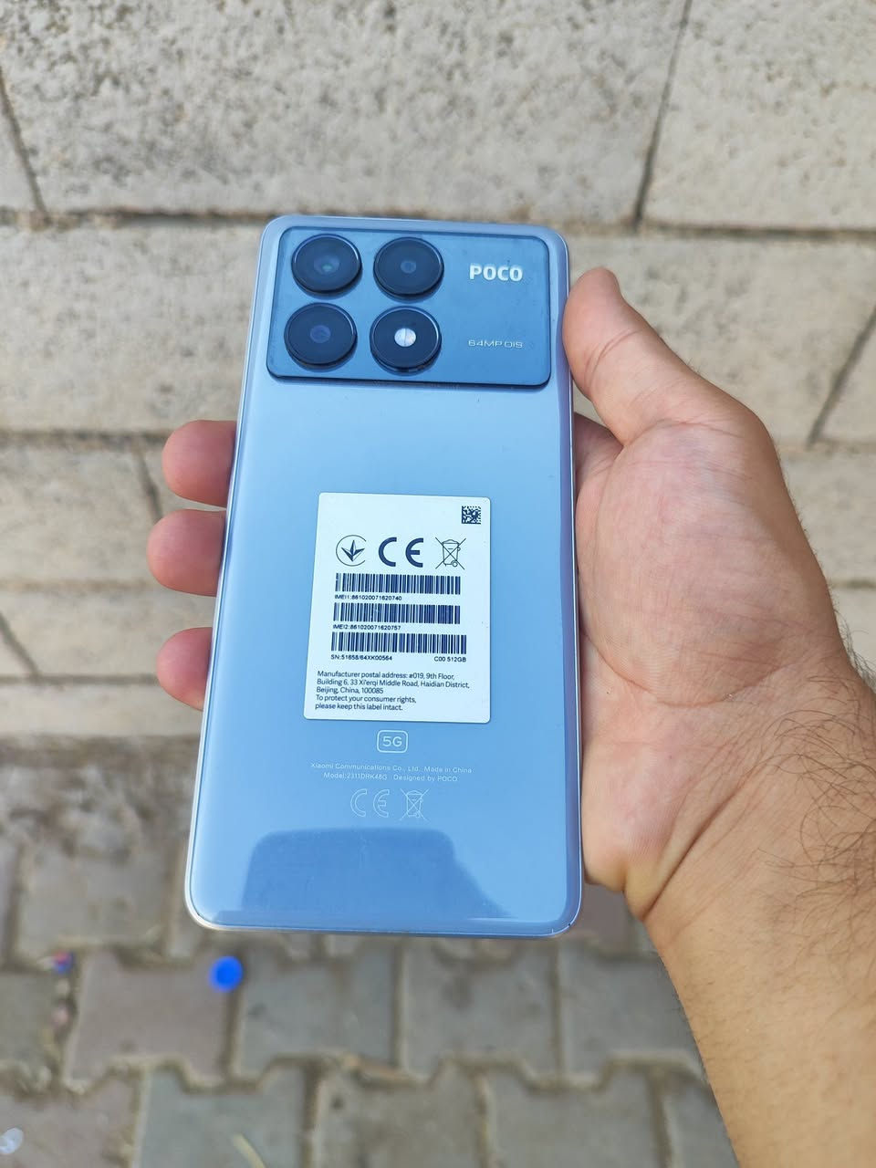 سلام عليكم 
جهاز بوكو 6x برو 5G
السعر 300
مامتواجد عل تواصل 
👈***********
