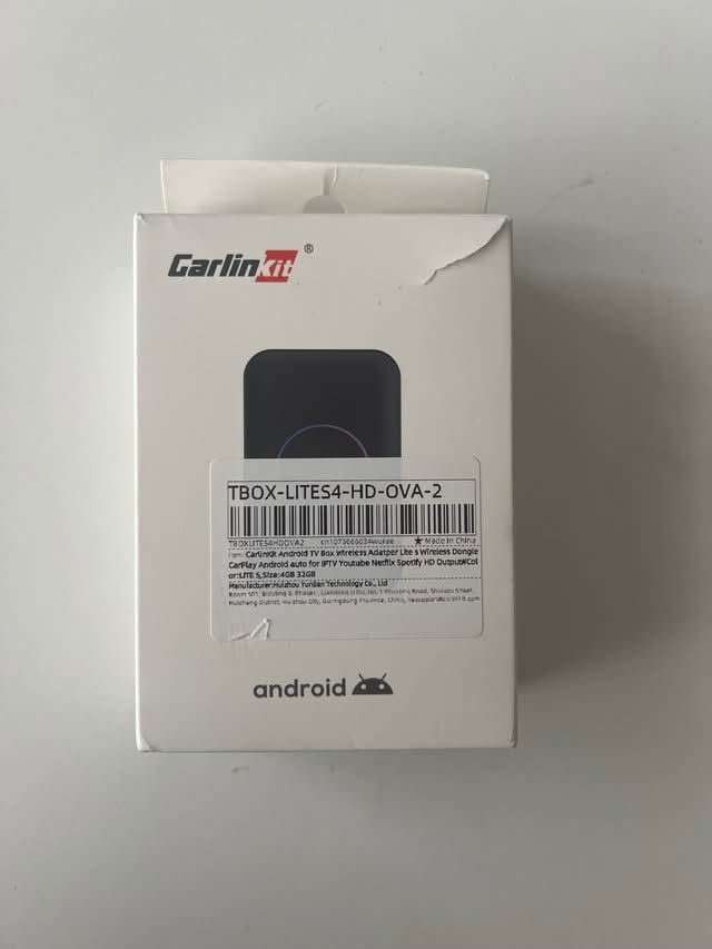 CarlinKit TBox LITE S TV Ai Box wireless carplay android auto HDMI output 4+32GB
كاربله ي فول فول مايجر ستور رام ٤ ذاكره ٣٢ گيگا أندرويد ١١ تكدر نزل برنامج سعر ٤٠ الف بدون معامله

*********** Korek + WhatsApp
