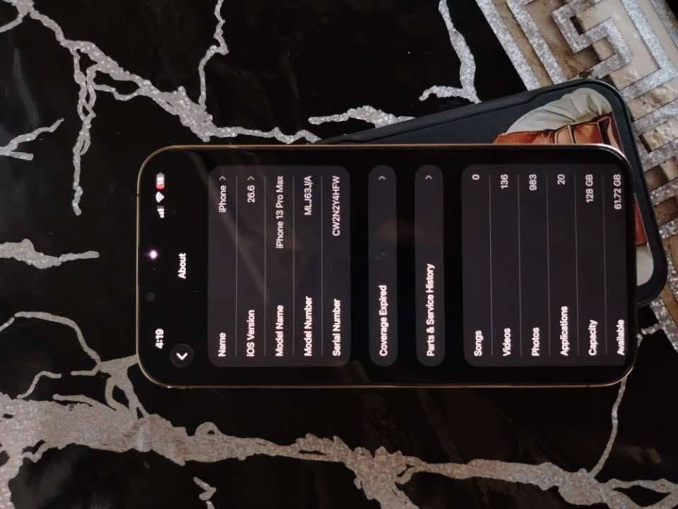 للبيع iphone 13 promax -128-79بلادي ممفتوح شرط 
الجهاز حيل نظيف شخط هم مابي شرط الفحص 
***********—700
