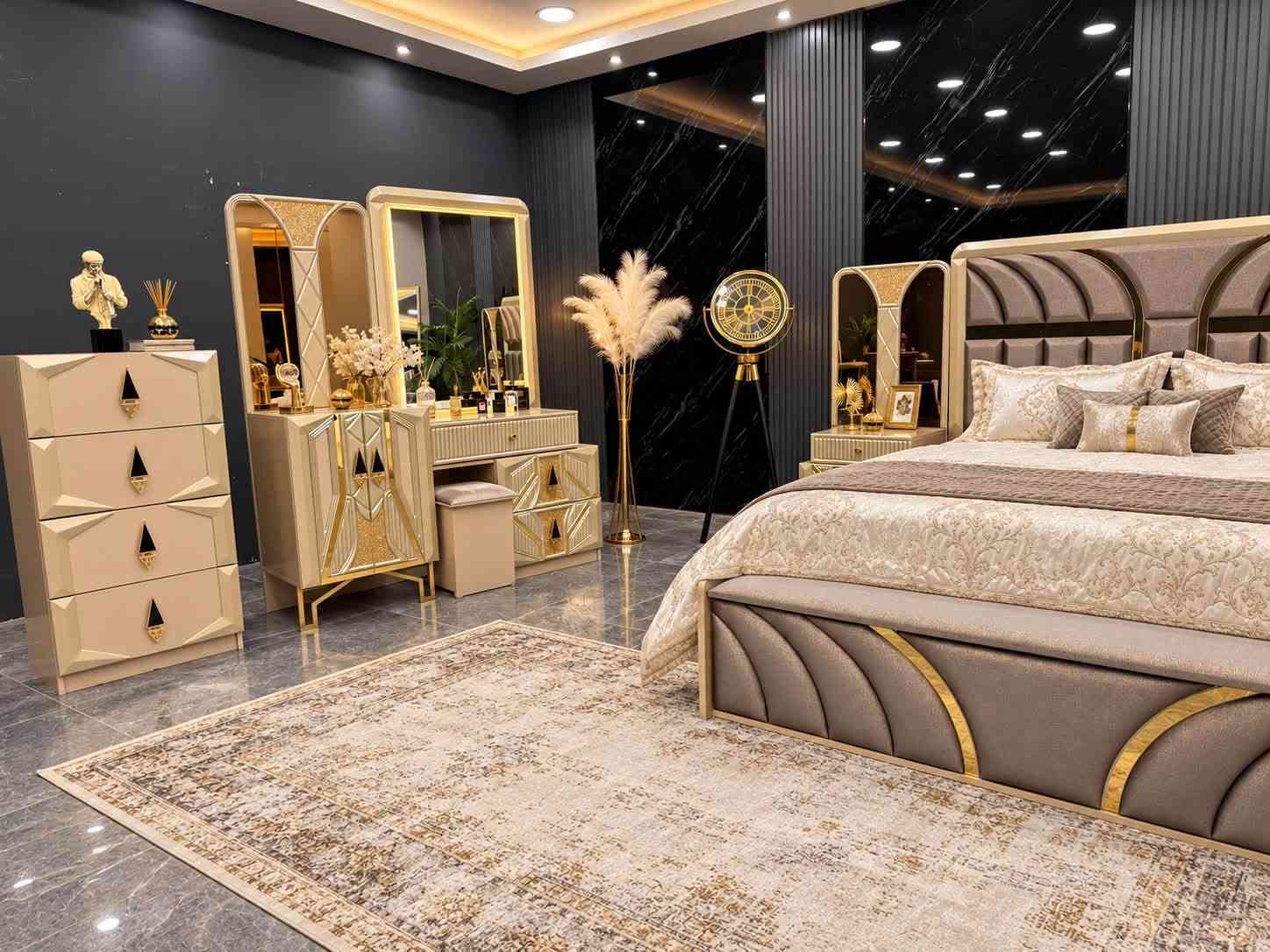 موديل بابل • ١٠ قطع • سرير مخزن جك