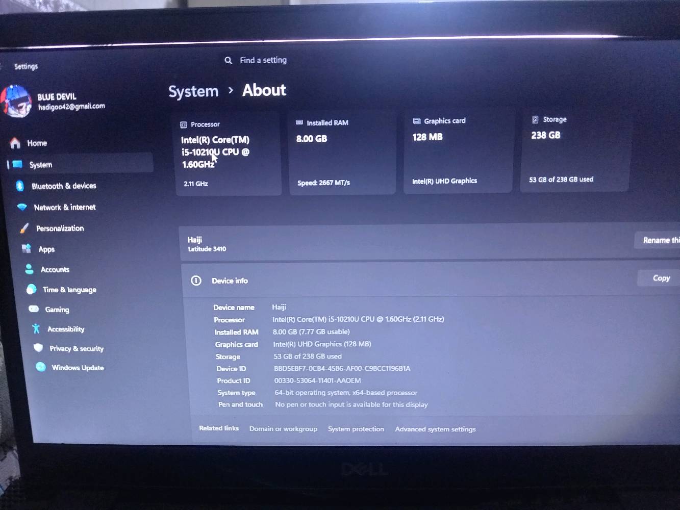260000 سعر
لابتوب شبه جديد