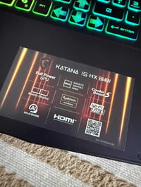 لابتوب للبيع السلام عليكم، لابتوب كيمنك للبيع  MSI Katana 15 HX B14W, ...