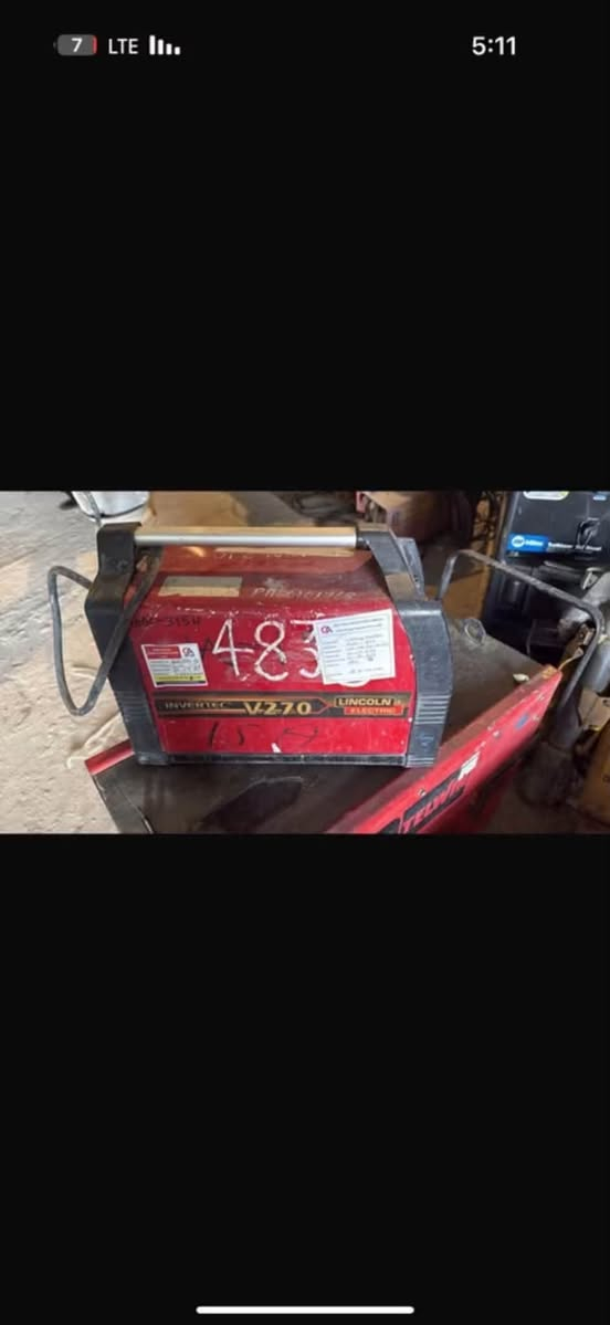 مكينة لحام لينكولن حجم 270v

البيع جملة ومفرد المكان بصره 

***********
