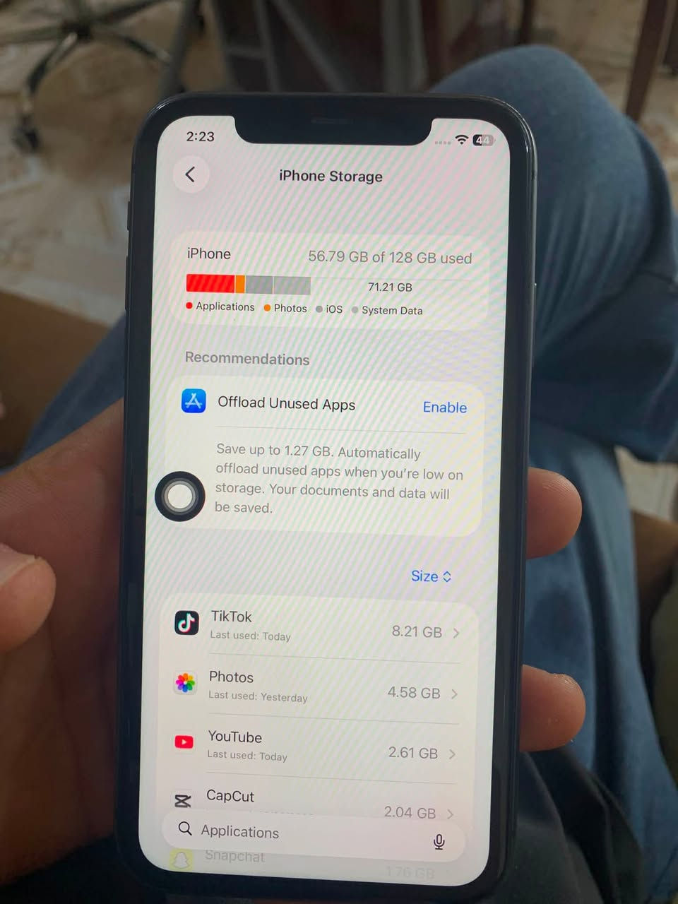 سلام عليكم ورحمه الله وبركاته

ايفون 11عادي

للبيع بسعر مناسب 

جدا. 325 

العنوان بغداد الكريعات 

للتواصل والاستفسار ***********

ملاحظه جاهز من كلشي ما مبدل في
