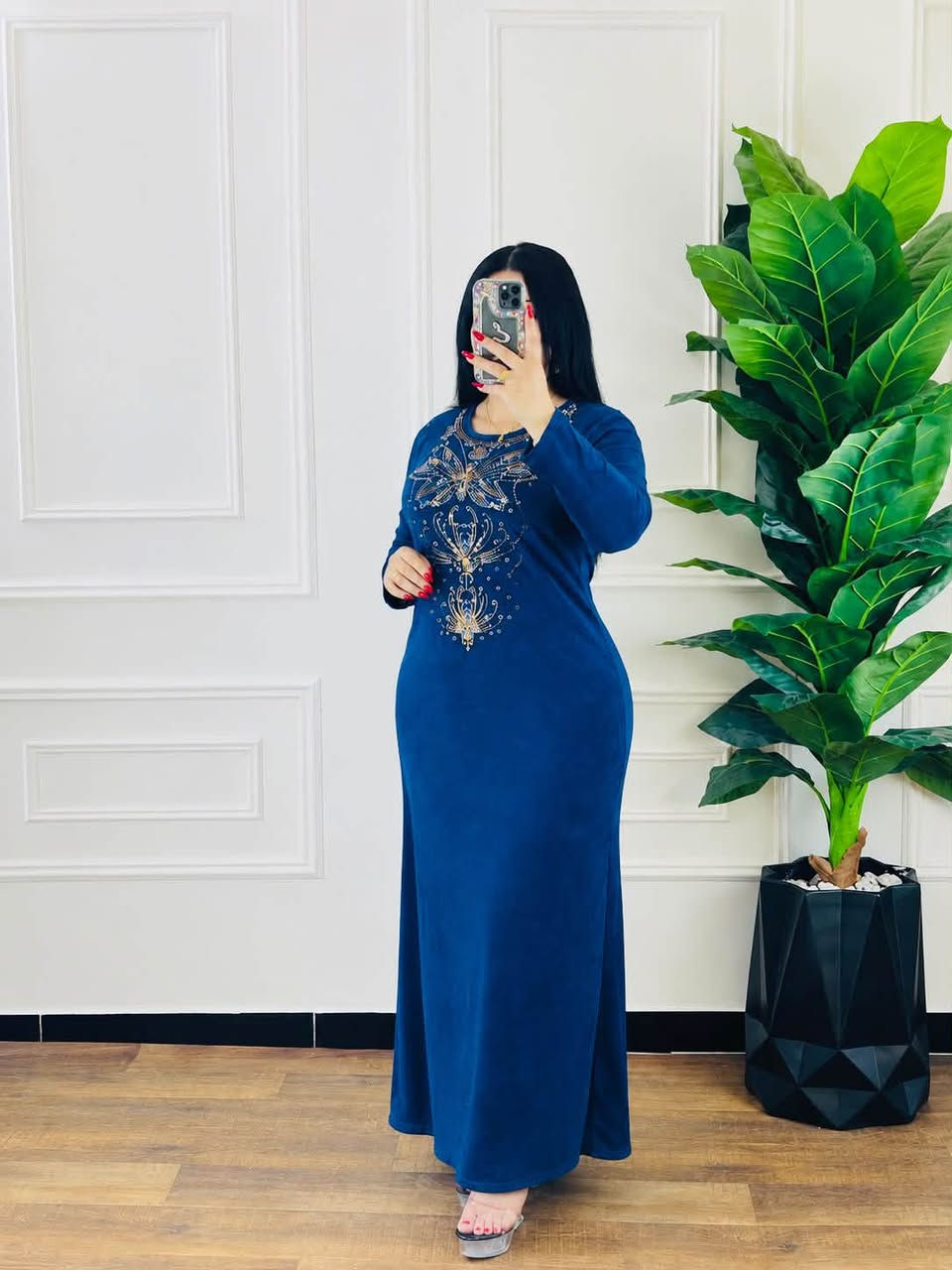جملة • دشداشة جلد الغزال • مقاسات 2XL-5XL