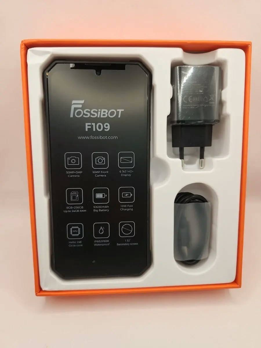 موبايل مدرع جديد لوك للبيع منو يريد يراسلني واتس اب ***********

نص مكتوب في الصور:
- 24GB + 256GB 5G 10600 MAH
- FOSSIBOT F109 www.fossibot.com 50MP+5MP Camera 16MP Front Camera 6.745 HD+ Display 8GB+256GB Up to 24GB RAM 10600mAh Big Battery 18W Fast Charging Helio G24E Octa-core IP68/IP69K Waterproof 1.32" Secondary screen