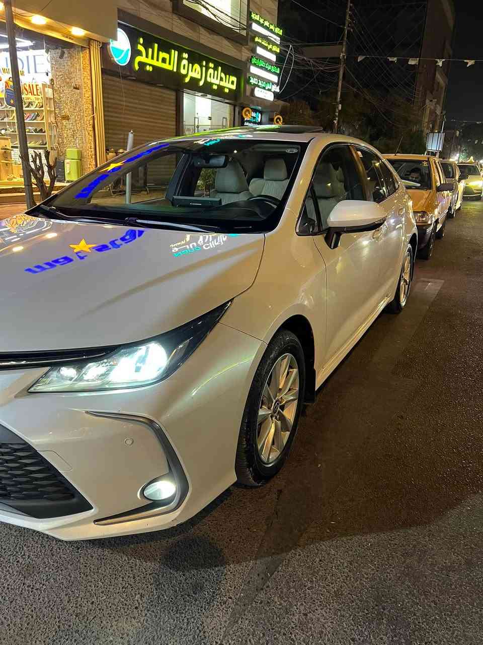 السلام عليكم شباب ✌️🤍
كورلا ساز موديل 23 السياره مكفوله كفاله عامه عده رصعه بل جاملغ الخلفي واضحه بل صور السياره فول 1/1 سنويه وهزه جديد السياره باسمي شرط التحويل 
مكاني بغداد الصليخ 
***********
السعر 170 وبيها مجال
