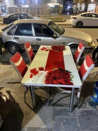 ميز طعام • ٤ كراسي • المعموري العزيزيه
