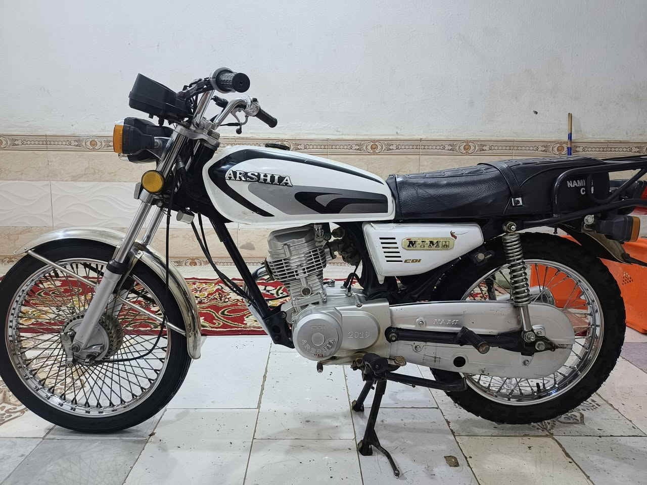 سلام عليكم دراجه اربع كير ارشا مديل19 دراجه نظيفه محرك ما مفتوح  اوراق اصولي جدد السعر 600 مكاني كوت ازورجات الرقم ***********
