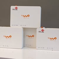 متوفر onu گيگا جديد املس بدون محولة  8120c -2port-xpon  ☑️ السعر..... ...