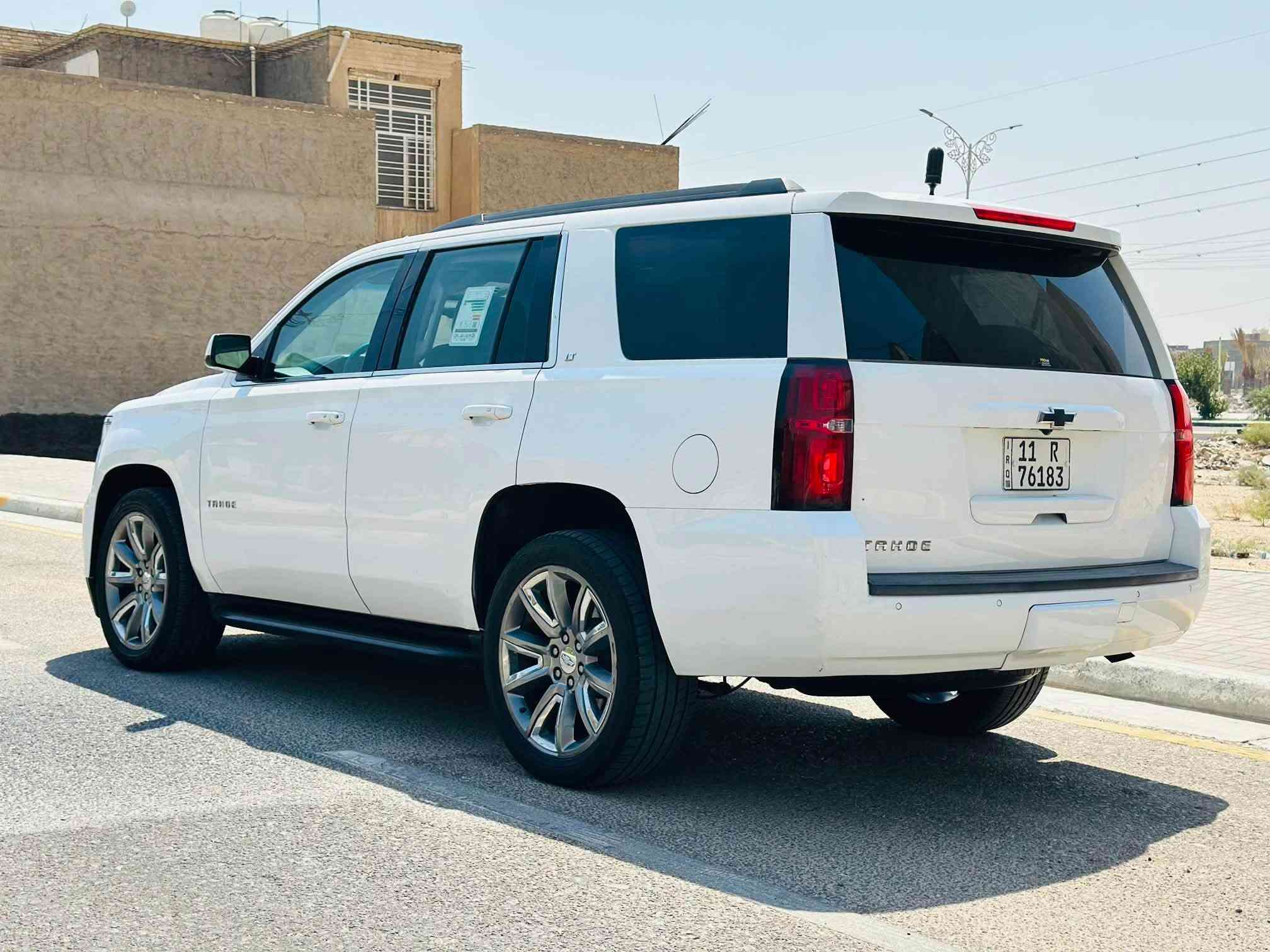 تاهو مديل 2015 امريكي LTZ فوول بيه قطعتين صبغ بدون دواخل شرط فقط 
للاستفسار *********** بيع فقط 
السعرر 263 
مواصفاات بصمه فتحه كشنات جلد كهرباء تدفئه كشنات رادار امامي رادار جانبي حساس امامي وخلفي تحديد مسار مري شفط جنطه كهرباء كشنات خلفيه قلاب كهرباء شاشه وصطيه قاصه خزن ميموري مكينه 5300 كفاله ماشيه 128m كير كفاله تخم تاير جديد حداديه جديده تحويل مباشر سياره جاهز بدون نقص مكان السياره كربلاء
