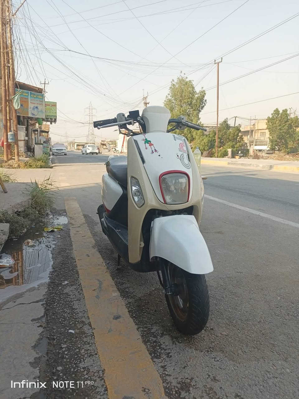 السلام عليكم بوليس حديث للبيع. كفاله عامه جديده. نكره سلف. بي وكت. رايدهه 650 وبيه مجال قليل مكاني بغداد الدوره ابو دشير رقمي ***********

نص مكتوب في الصور:
- Infinix NOTE 11 PRO