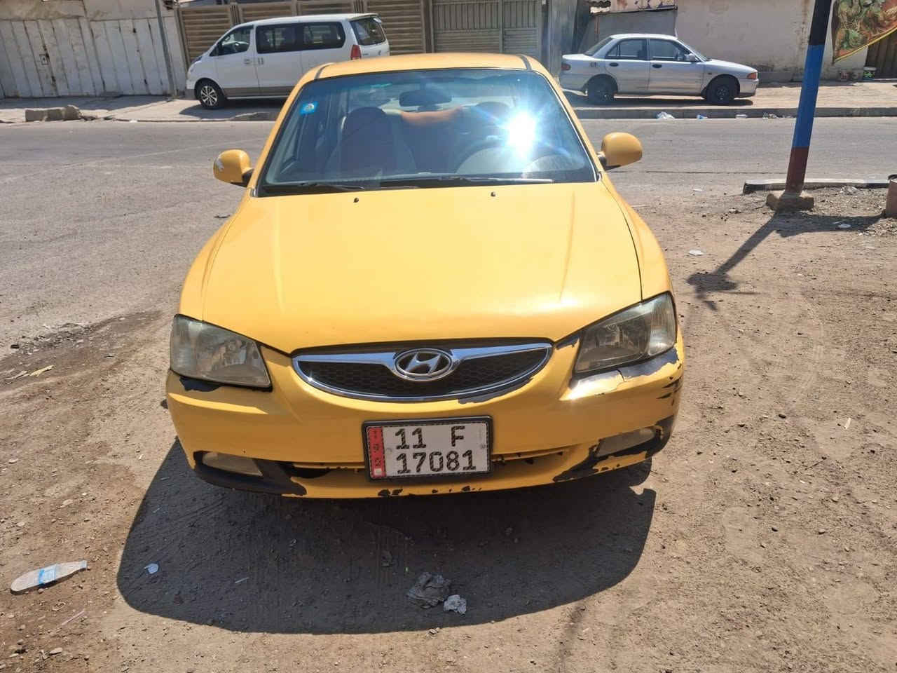 السلام عليكم هواندي فيرنه موديل ٢٠١٤ مال الشركه العامه للسيارات مكينه بيه خيط بخار كير تبريد صدر امامي وخلفي خير من الله بسمي سنويه ٢٠٣٠ رقم الجديد وبيه طخه جاملغ وبنبد والباقي كفاله السعر ٦٤ وبيه مجال رقم الهاتف *********** ابو هادي مكان السياره بغداد الزعفرانيه والشراي يجي ويدلل
